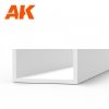 AK Interactive AK6557 CHANNEL 5.0 WIDTH X 350MM – STYRENE U CHANNEL – (3 UNITS)